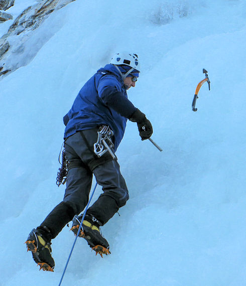 Barry placing ice pro Barry placing ice pro