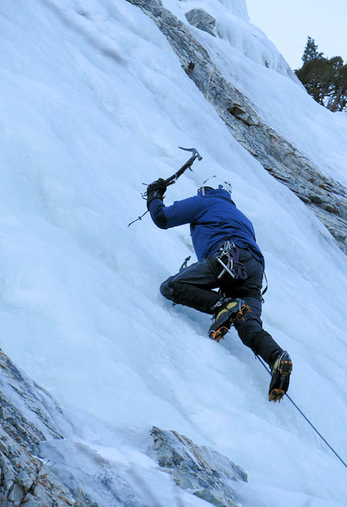 Barry on the way up