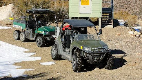 Ranger right, Polaris left Ranger right, Polaris left