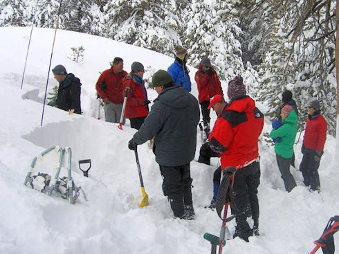 Avalanche Training with Ventura SAR in Mammoth Lakes Basin Avalanche Training with Ventura SAR in Mammoth Lakes Basin