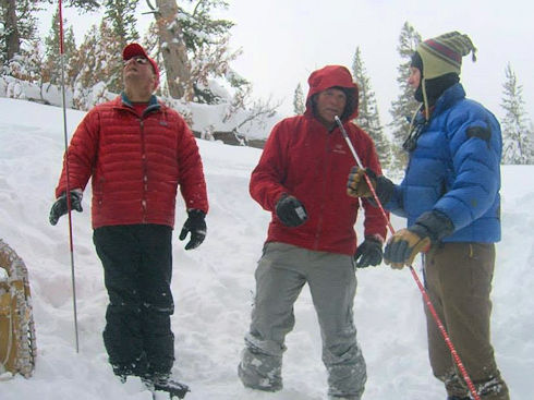 Assemblying Snow Probes Assemblying Snow Probes