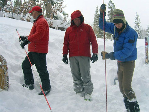 Assemblying Snow Probes Assemblying Snow Probes