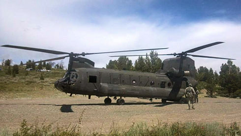 We also had the help of this military Chinook, twin rotor helicopter. Can you say FLYING BUS? We also had the help of this military Chinook, twin rotor helicopter. Can you say FLYING BUS?