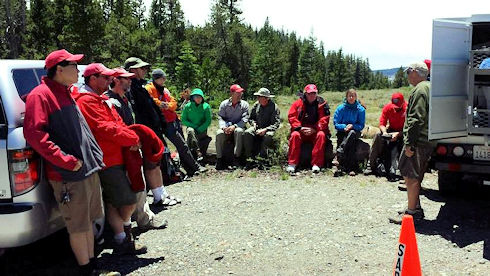 The de-brief once everyone was wrapped up. It is always good to review and learn from a mission The de-brief once everyone was wrapped up. It is always good to review and learn from a mission