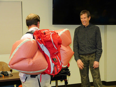 Airbag deploying Airbag deploying