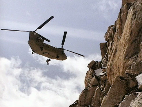 CH-47 Chinook Helicopter extracting subject - Barry Beck Photo CH-47 Chinook Helicopter extracting subject - Barry Beck Photo