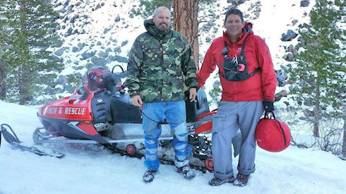 Rescued backpacker and SAR member Rick Dodson Rescued backpacker and SAR member Rick Dodson