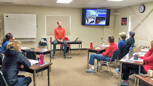 Jeff Holmquist discussing operations Jeff Holmquist discussing operations