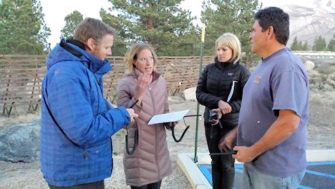 Student asking Rick Dodson a question on radio use Student asking Rick Dodson a question on radio use