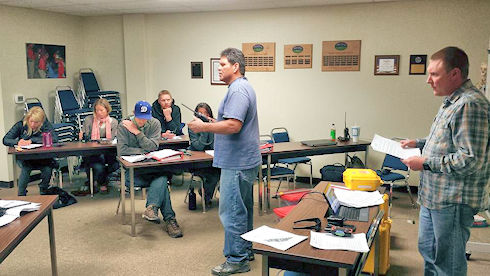 Rick Dodson and Jon Robertson instructing Rick Dodson and Jon Robertson instructing