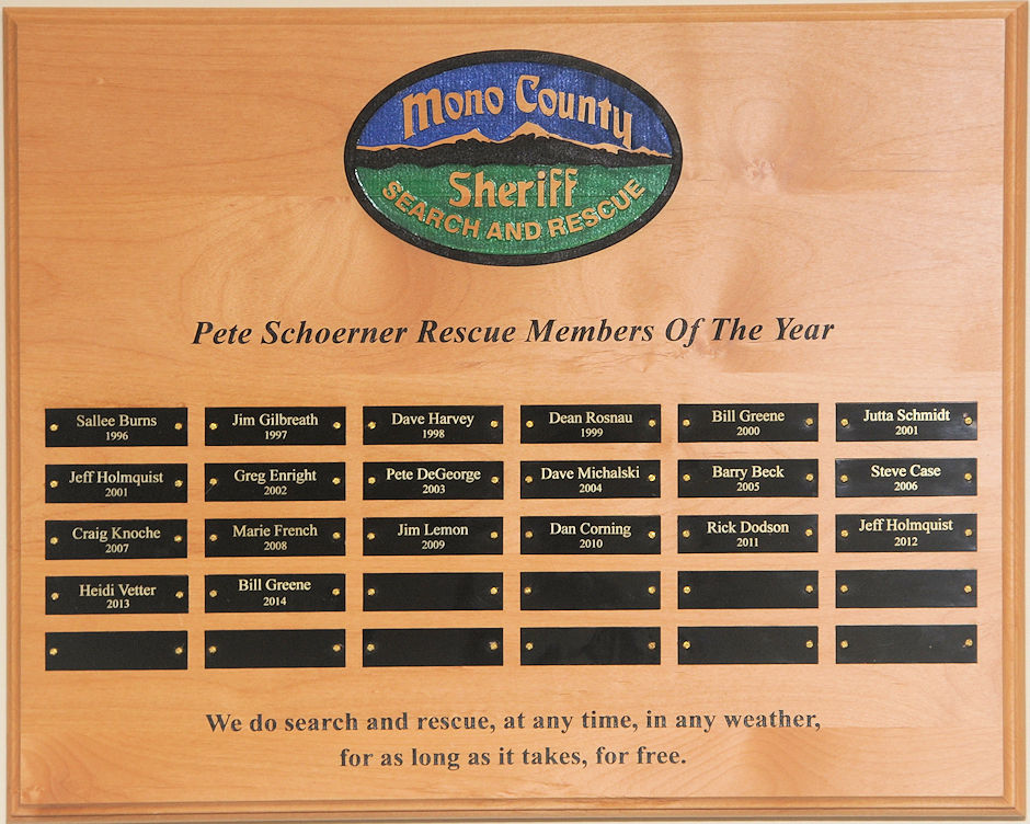 Pete Schoerner Rescue Members Of The Year