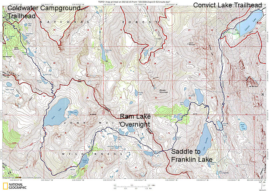 Ops15_521 - Estimated route in blue taken by subject Ops15_521 - Estimated route in blue taken by subject