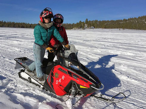 Riding double 'Canadian Style' Riding double 'Canadian Style'