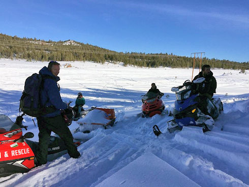 More deep powder - it is everywhere. We want to have fun and a good challenge to negotiate while towing a litter!