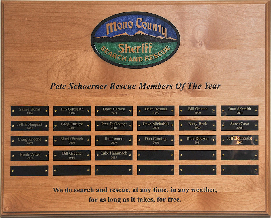 Pete Schoerner Rescue Members Of The Year Pete Schoerner Rescue Members Of The Year
