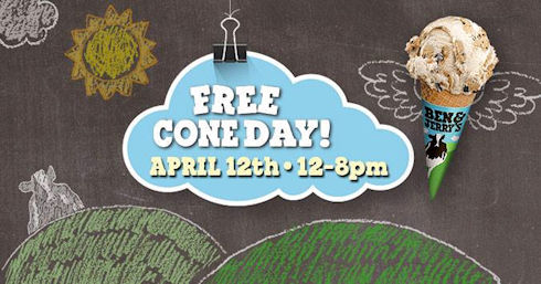 Ben and Jerry's Free Cone Day fundraiser Ben and Jerry's Free Cone Day fundraiser