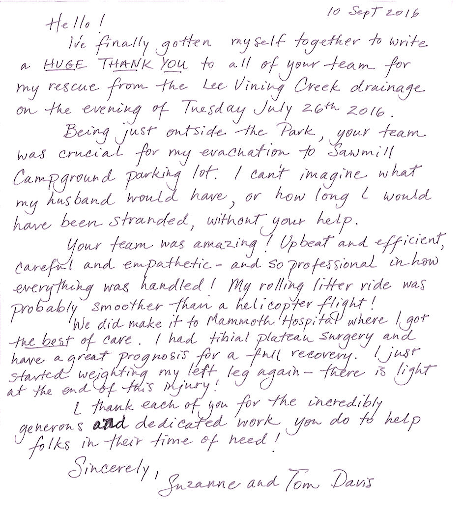 Ops 16-383 Thank You note Ops 16-383 Thank You note