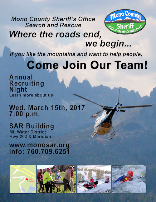 SAR Recruitment March 15, 2017