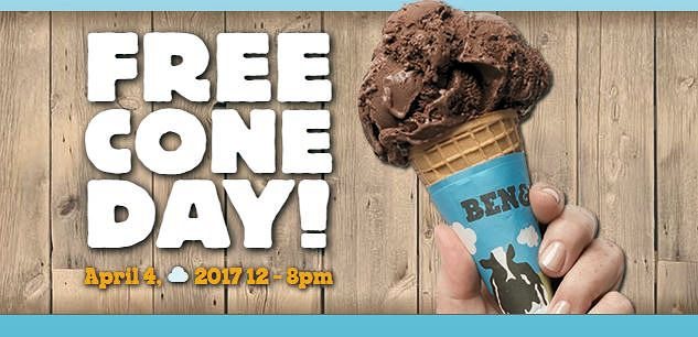 Ben and Jerry's Free Cone Day Ben and Jerry's Free Cone Day