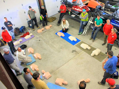 WFA and CPR Training by 4-Point Wilderness Medical Training