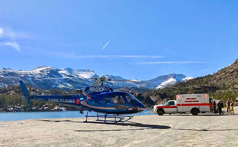 Ops 17-261 Care Flight helicopter Ops 17-261 Care Flight helicopter