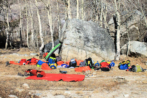 Lake Ice Rescue Training at Lundy Lake