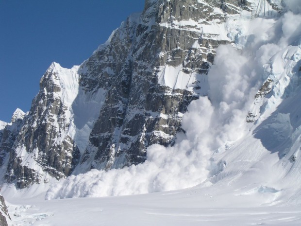 Avalanche on Denali