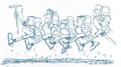Drawing by Bob Cram - REI Drawing by Bob Cram - REI
