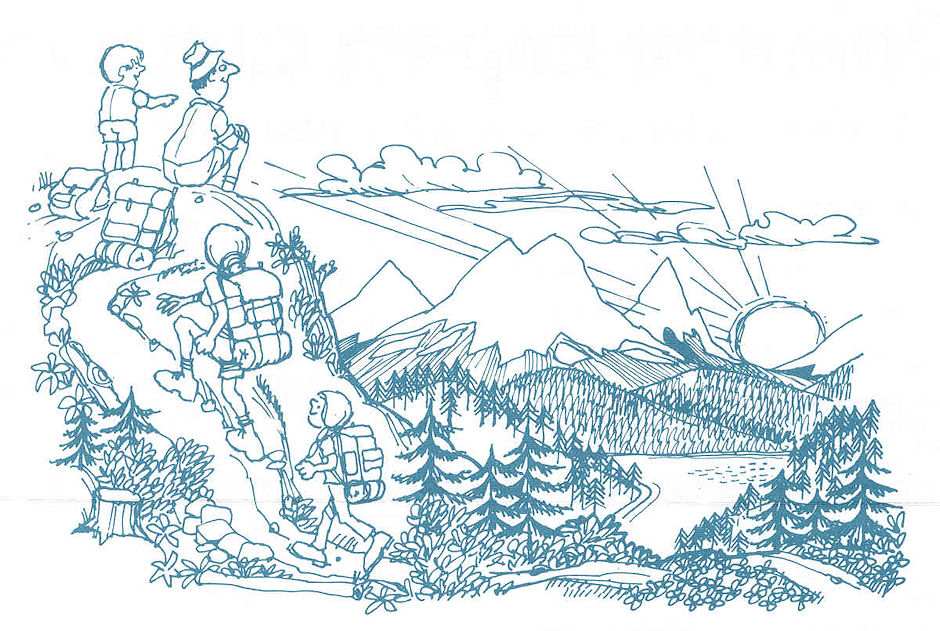 Drawing by Bob Cram - REI Drawing by Bob Cram - REI