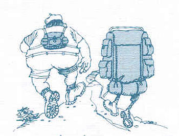 Drawing by Bob Cram - REI Drawing by Bob Cram - REI