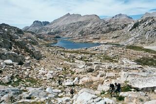 Approaching Bear Paw Lake