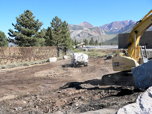 Site grading underway August 31, 2011