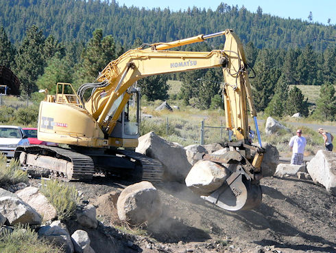 Site grading underway August 31, 2011