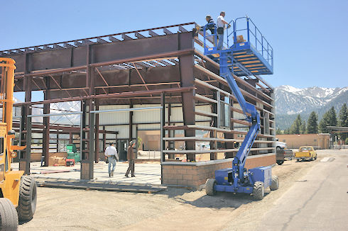 Siding being installed - May 24, 2012