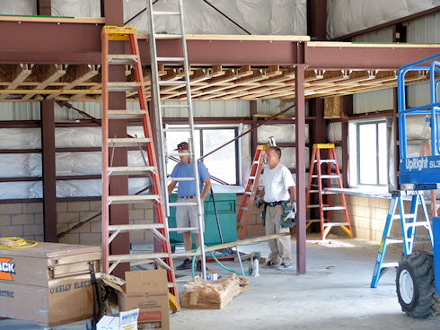 Interior construction - August 29, 2012